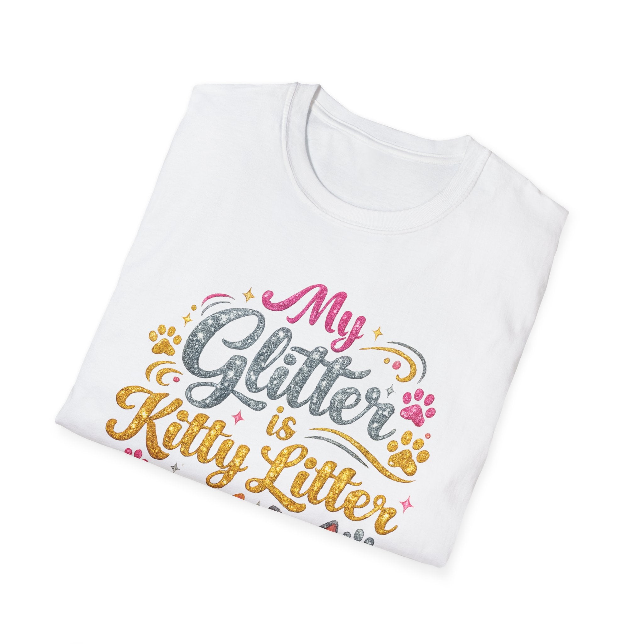✨ My Glitter Is Kitty Litter ✨ Cat Lover Tee