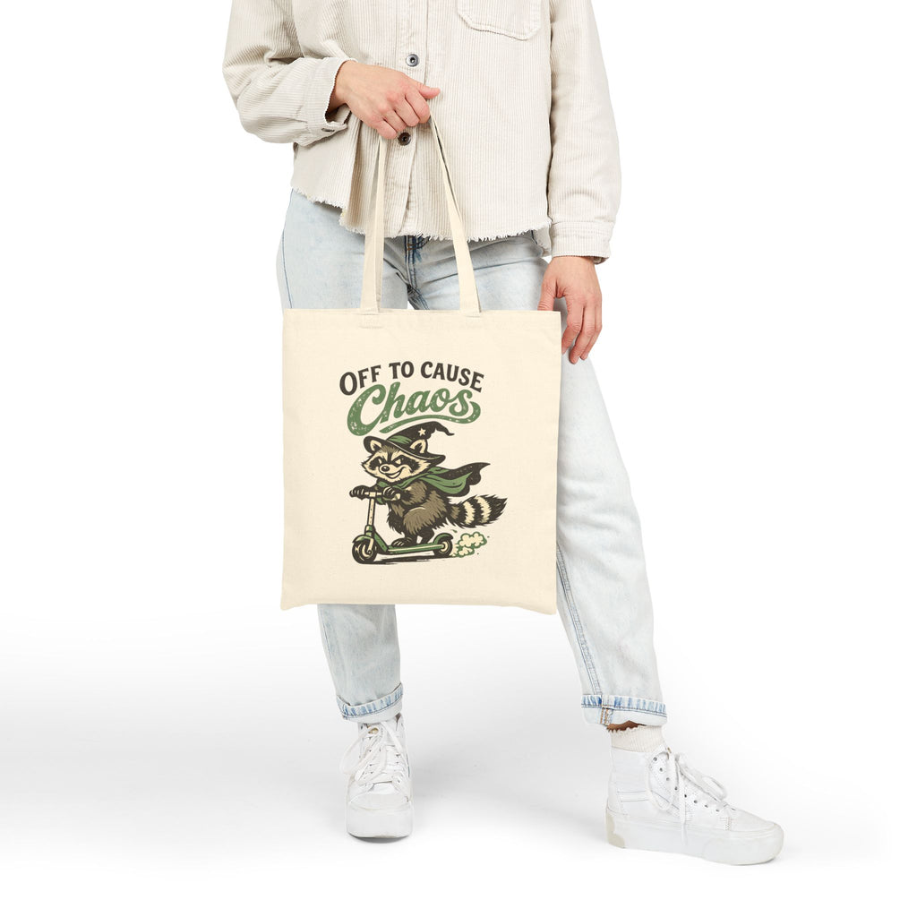 🦝 Off to Cause Chaos — The Everyday Mischief Tote