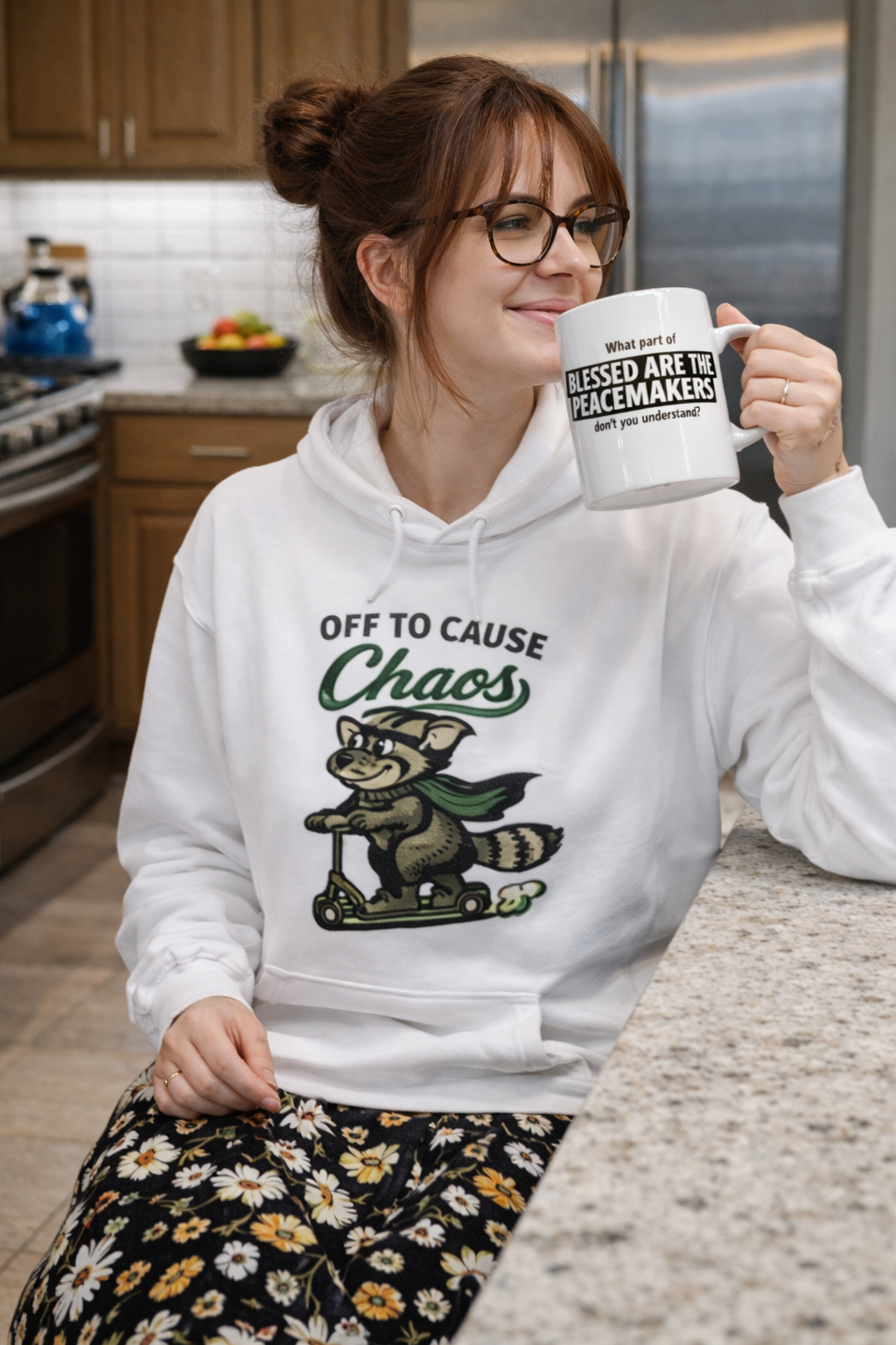 “Blessed Are the Peacemakers” Mug – Christian Statement Ceramic Mug, (11oz, 15oz) ☕✝️