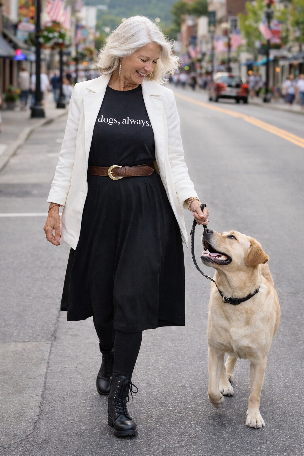 🐾 Dogs, Always. — The Forever Dog Person Tee