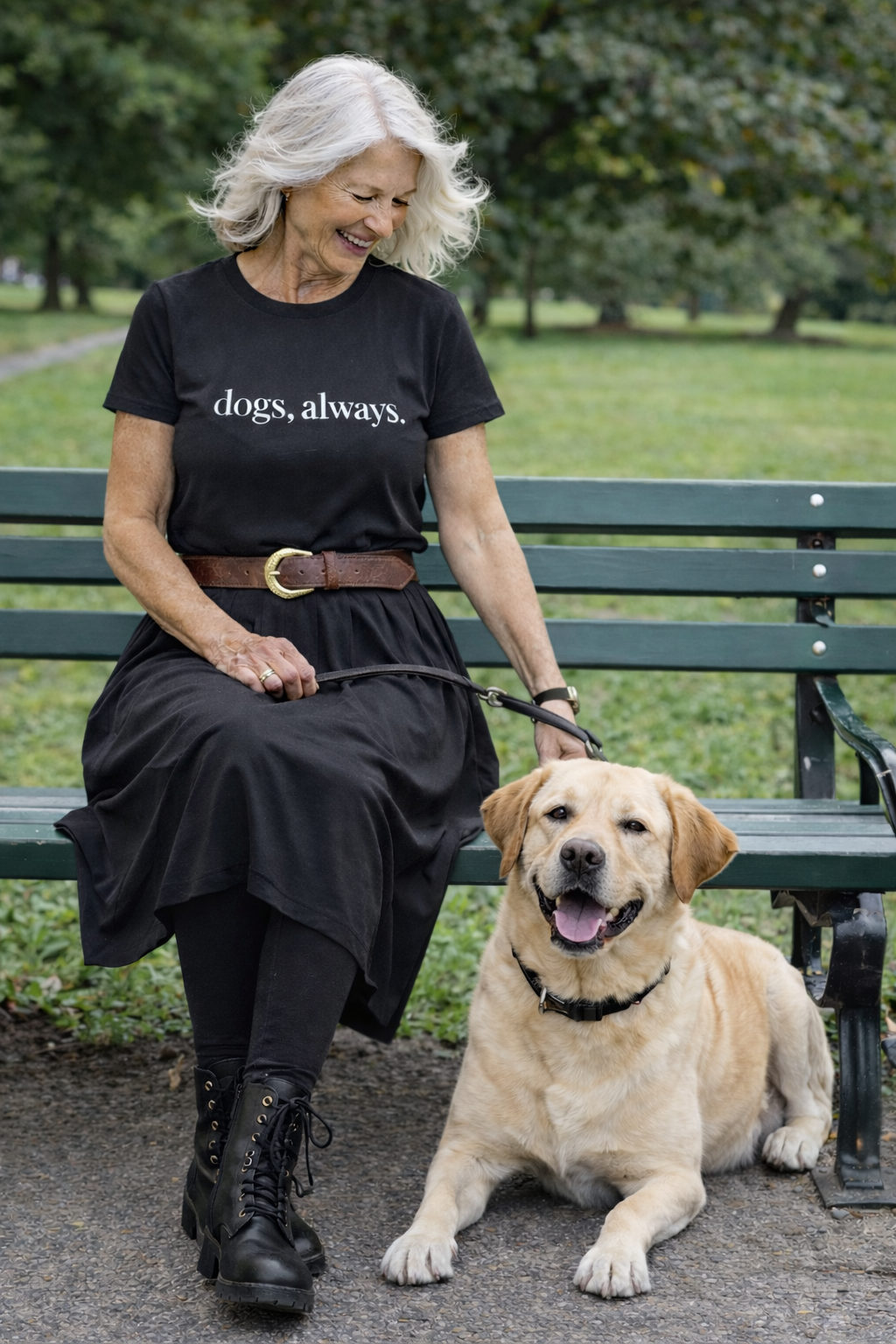 🐾 Dogs, Always. — The Forever Dog Person Tee