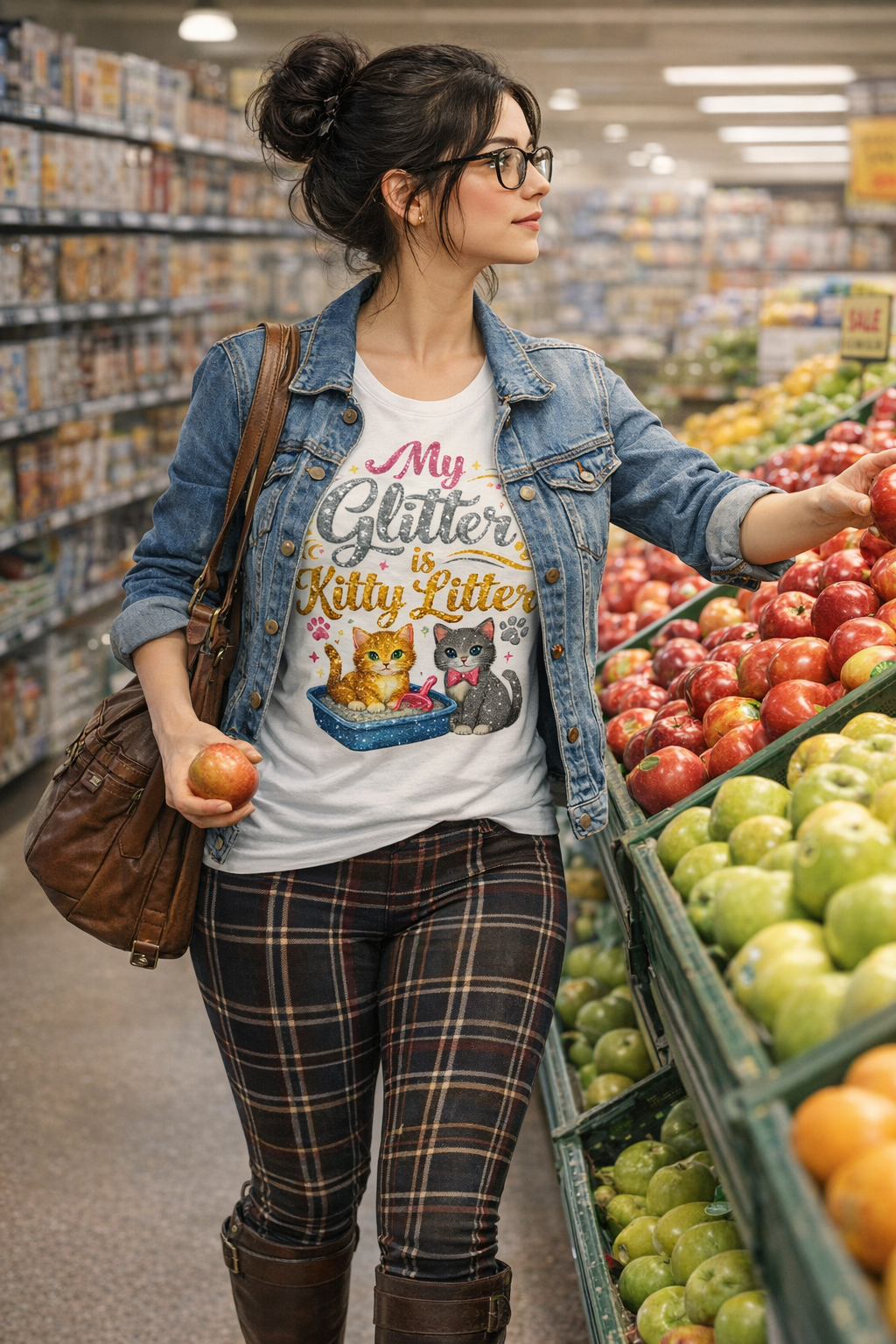 ✨ My Glitter Is Kitty Litter ✨ Cat Lover Tee